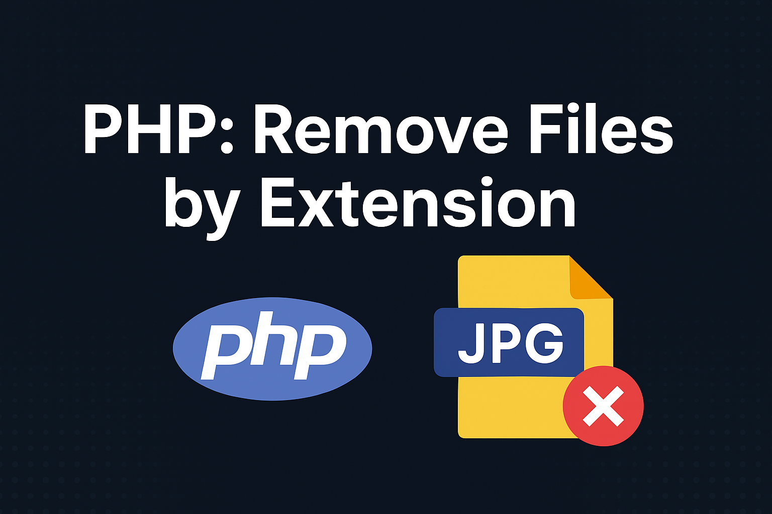 remove file extension using php