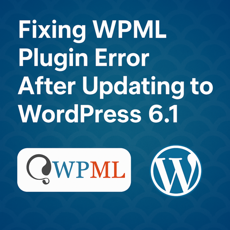 wpml-plugin-issue